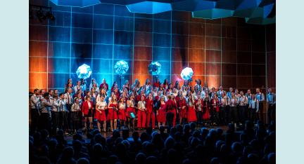 Choriosity bei einem Konzert