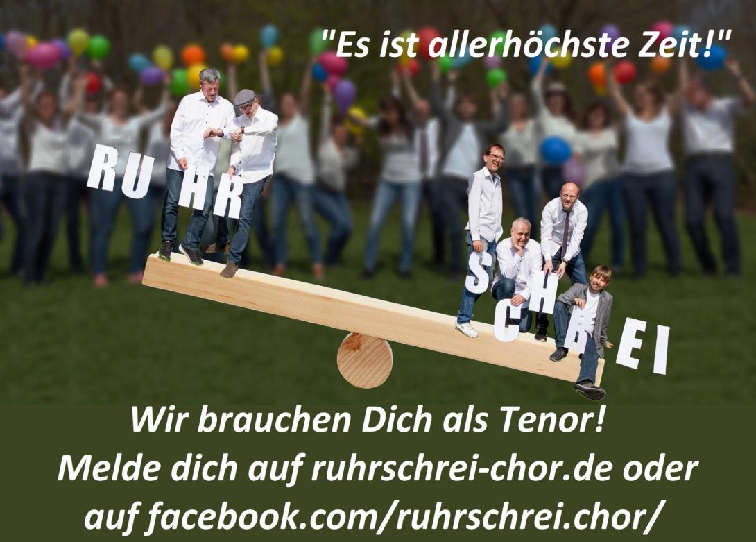 Ruhrschrei sucht Tenöre